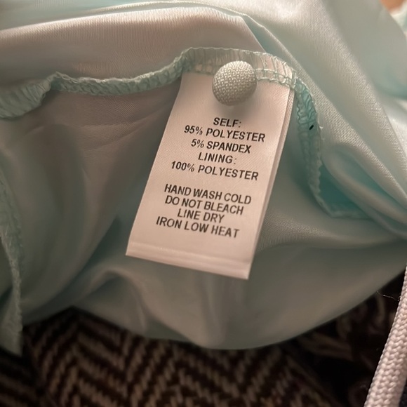 Lulu’s blue skater dress XS open back - Picture 11 of 12